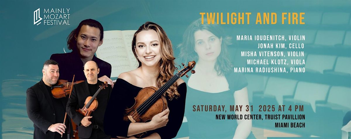 Mainly Mozart Fest: TWILIGHT AND FIRE, 31 May | Event in Miami Beach | AllEvents