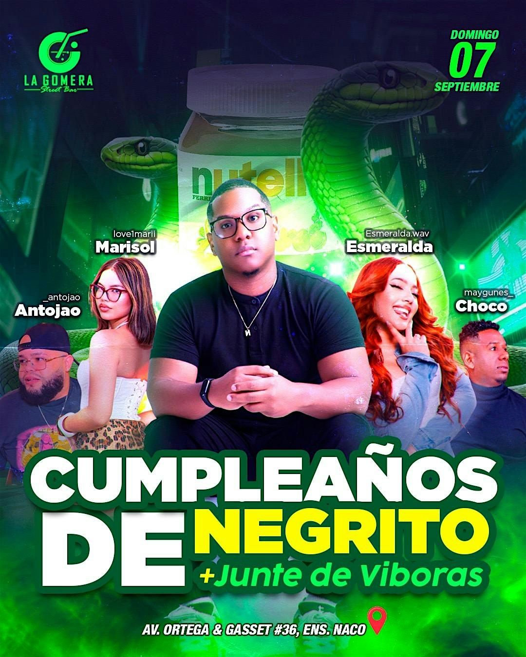 Gran Junte de las Víboras  + El Cumpleaños de Negrito, 7 September | Event in Santo Domingo | AllEvents