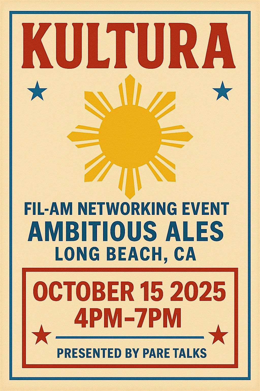 Filipino American Networking Experience, 15 October | Event in Long Beach | AllEvents