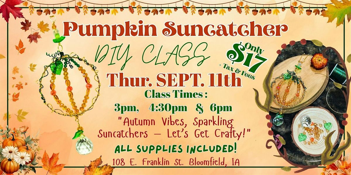 DIY Pumpkin Suncatcher, 11 September | Event in Bloomfield | AllEvents