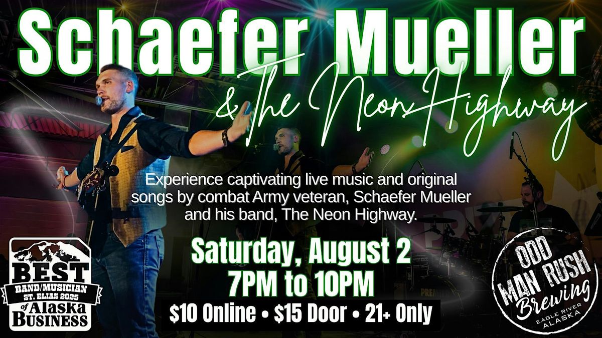 Schaefer Mueller, 2 August | Event in Anchorage | AllEvents