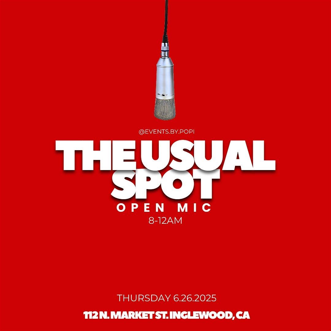 The Usual Spot: Open Mic, 26 June | Event in Inglewood | AllEvents