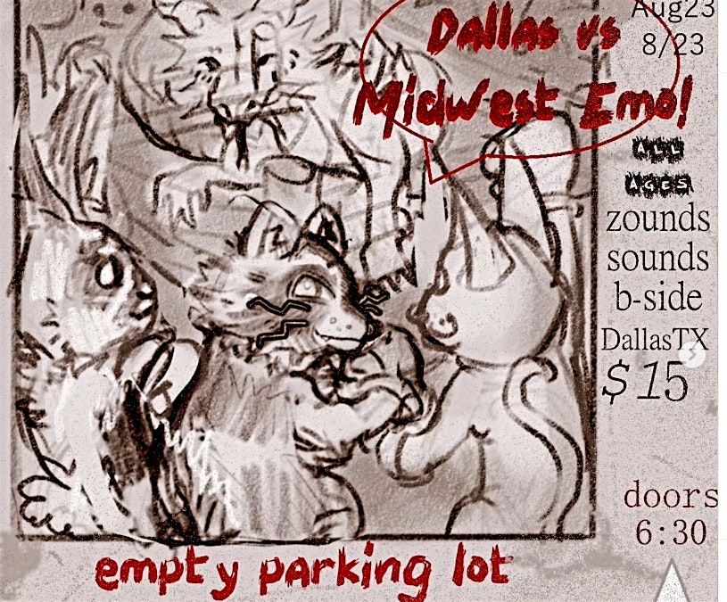 empty parking lot at ZSBS, 23 August | Event in Dallas | AllEvents