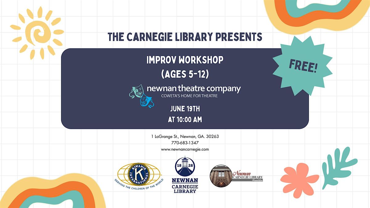 Improv Workshop (Ages 5-12), 19 June | Event in Newnan | AllEvents