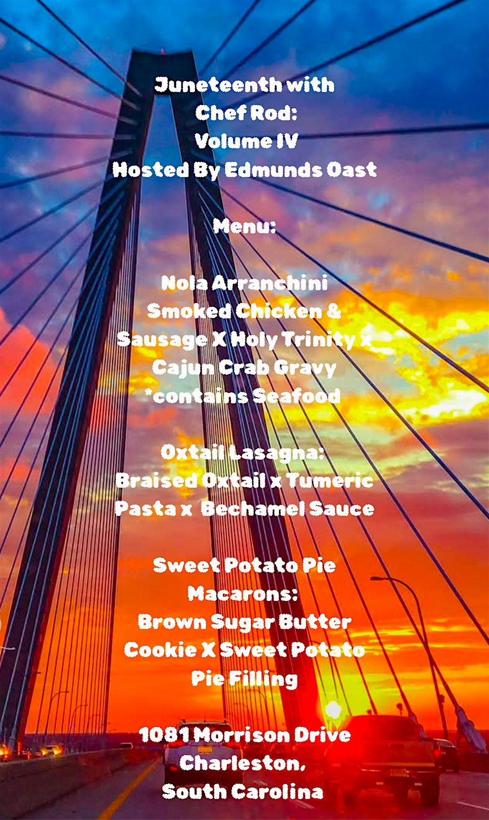 JUNETEENTH WITH CHEF ROD Volume 4., 22 June | Event in Charleston | AllEvents