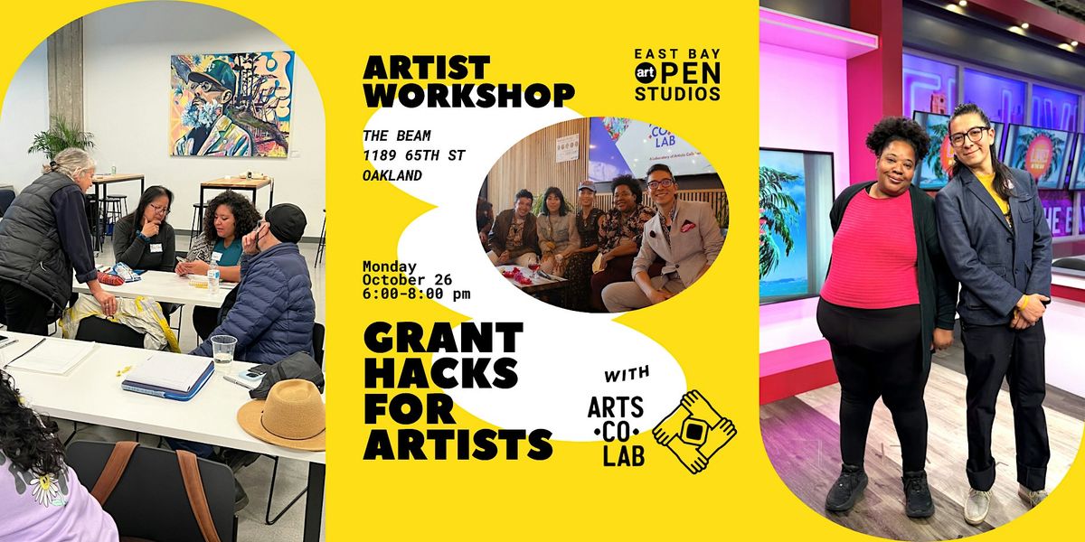 Grant Hacks for Artists Workshop