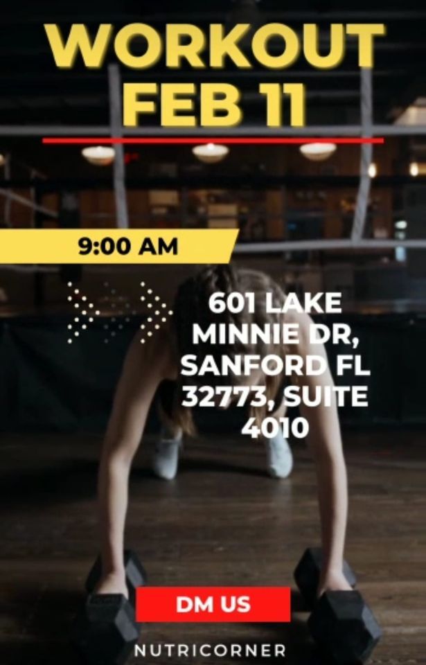 FREE Fit Camp NutriCorner, Nutricorner, Sanford, 11 February