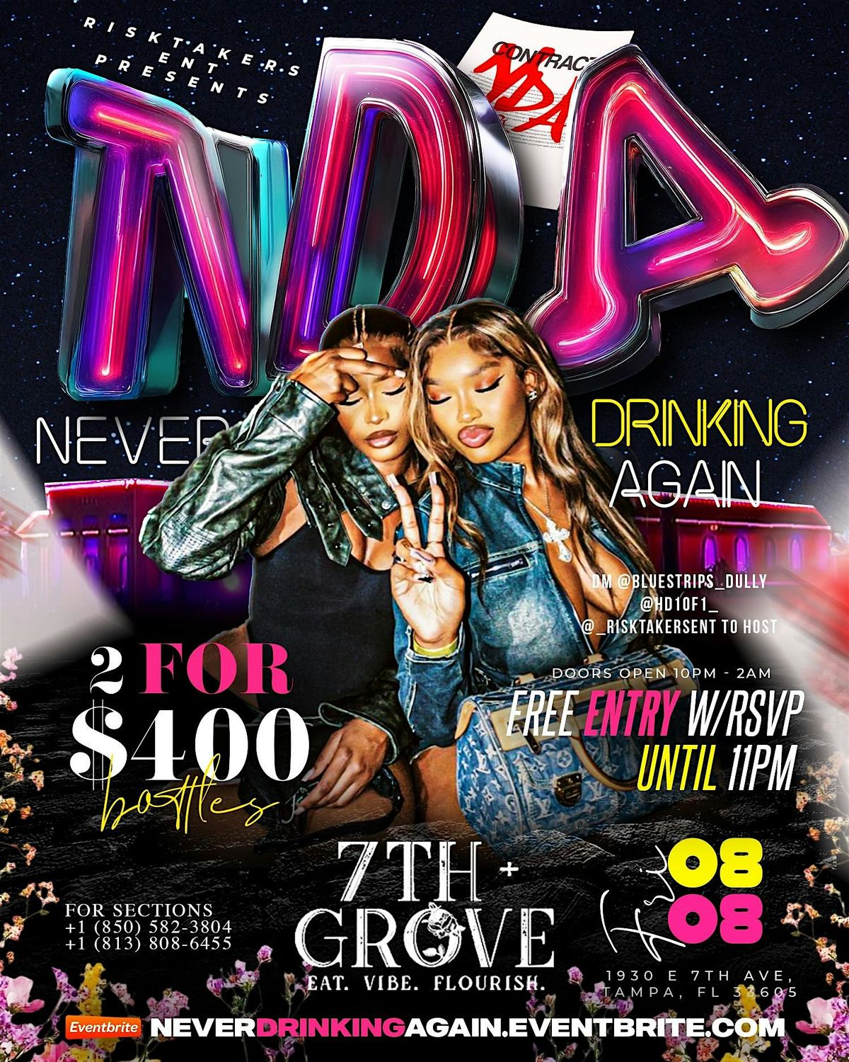 NEVER DRINKING AGAIN | Event in Tampa | AllEvents