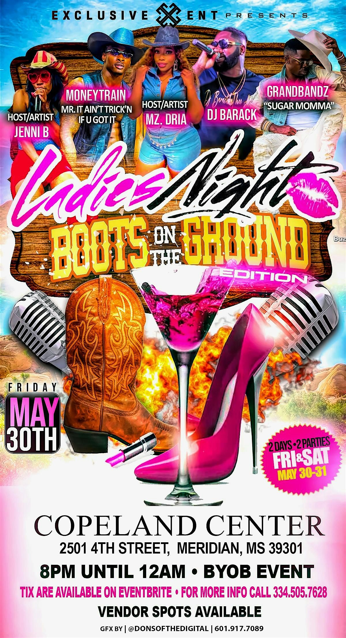 Ladies Night ( Boots on the Ground Edition), 30 May | Event in Meridian | AllEvents