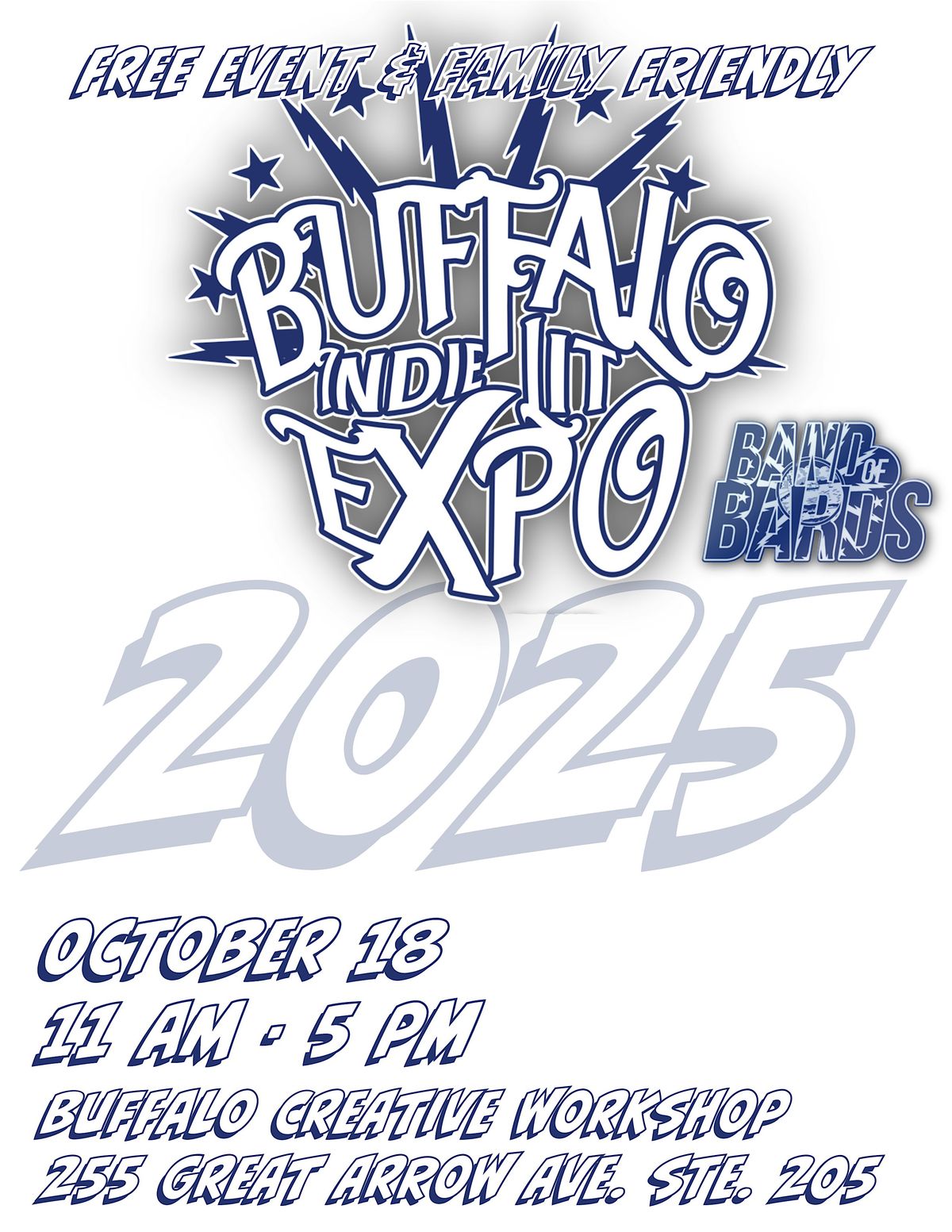 Buffalo Indie Lit Expo 2025, 18 October | Event in Buffalo | AllEvents
