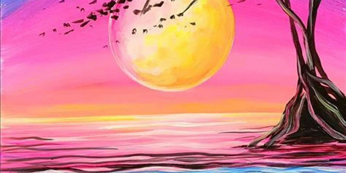 Neon Tropical Beach Escape - Paint and Sip by Classpop!™, 3 July | Event in Denver | AllEvents