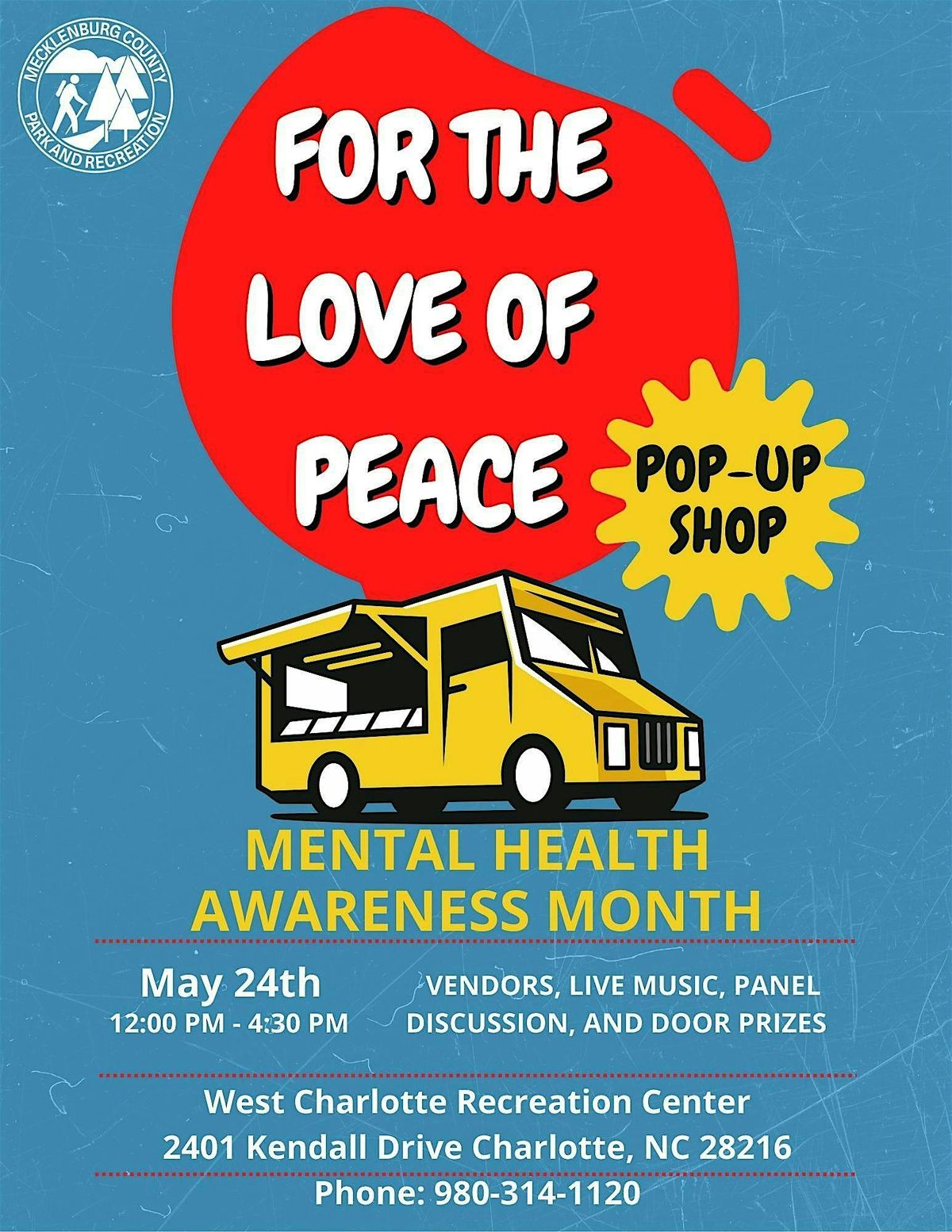 For The Love Of Peace Pop-Up Shop, 24 May | Event in Charlotte | AllEvents