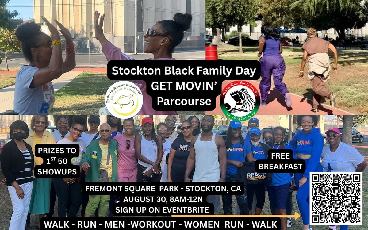 Stockton Black Family Day - Get Movin - Parcourse | Event in Stockton | AllEvents
