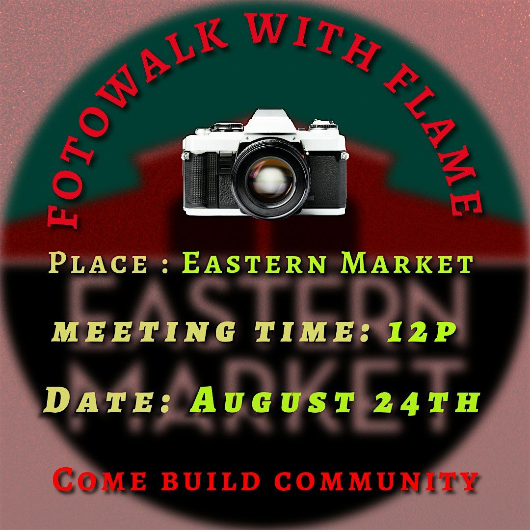 Fotowalk with Flame, 24 August | Event in Detroit | AllEvents