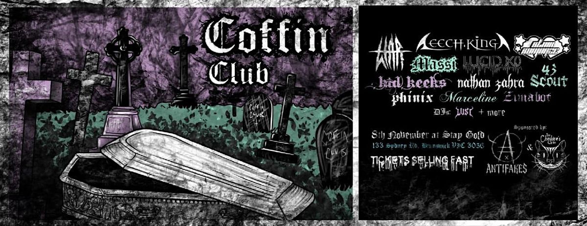 COFFIN CLUB, 8 November | Event in Brunswick | AllEvents