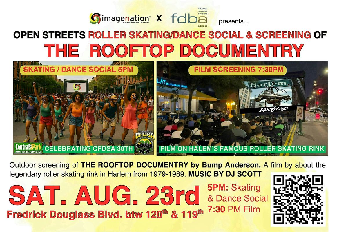 SKATE/DANCE SOCIAL & FILM SCREENING in HARLEM, 25 August | Event in New York | AllEvents