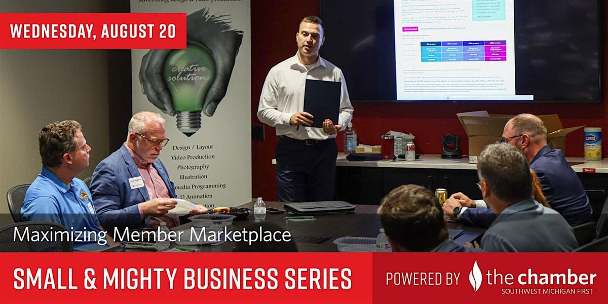Small & Mighty Business Series: Maximizing Member Marketplace, 20 August | Event in Kalamazoo | AllEvents
