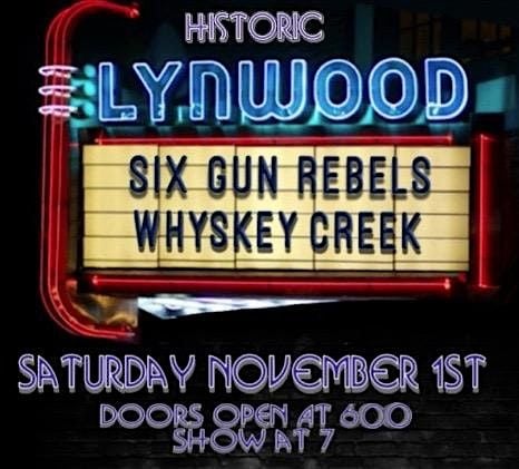 6 Gun Rebels & Whyskey Creek Live at the Lynwood, 1 November | Event in Bainbridge Island | AllEvents