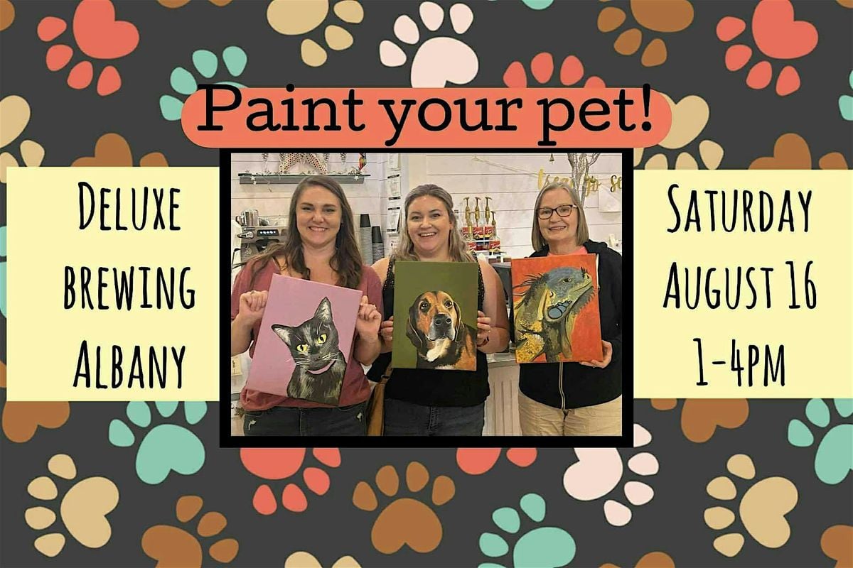 Paint Your Pet class at Deluxe Brewing in Albany, OR, 16 August | Event in Albany | AllEvents