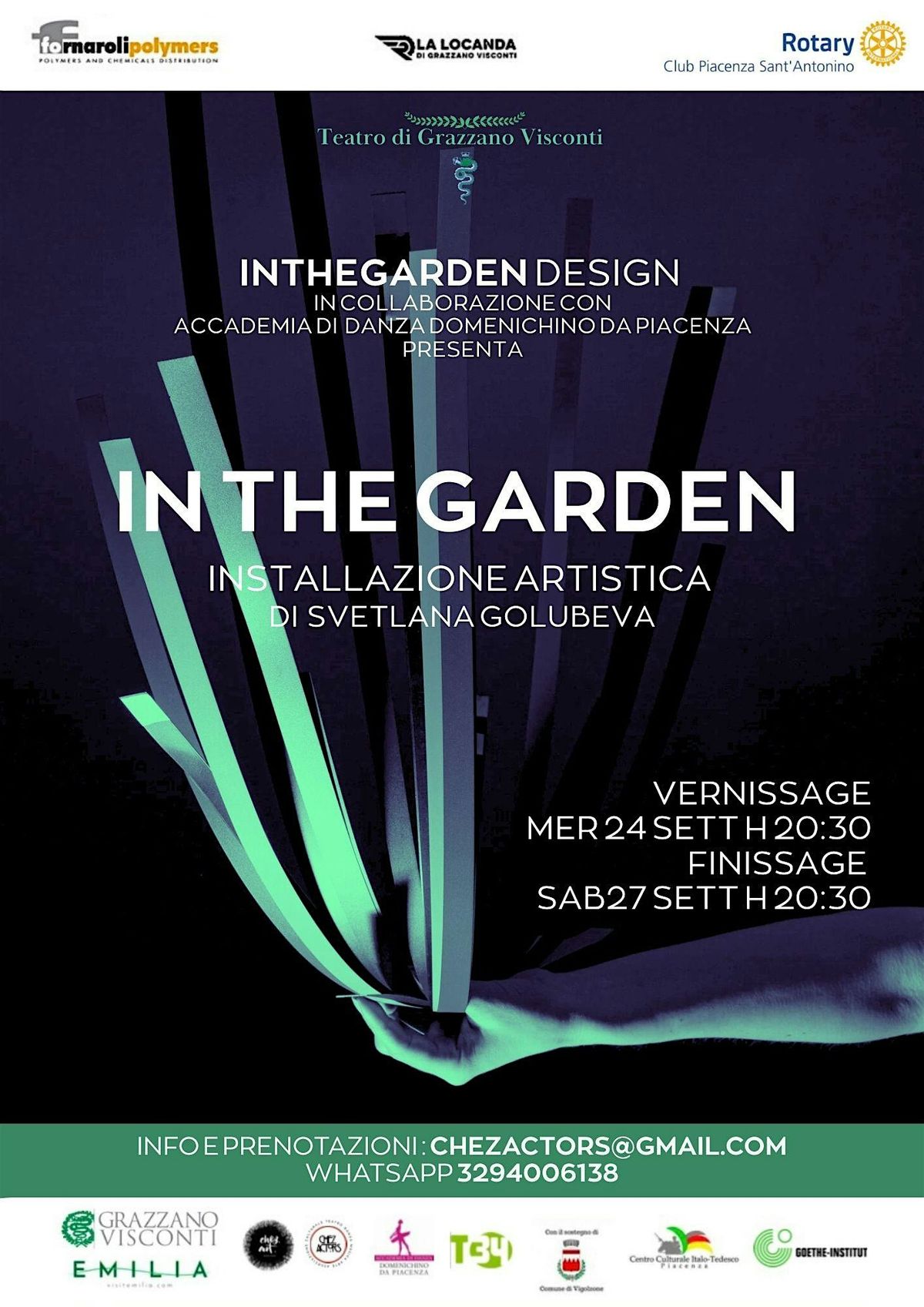 IN THE GARDEN, 29 November | Event in Grazzano Visconti | AllEvents
