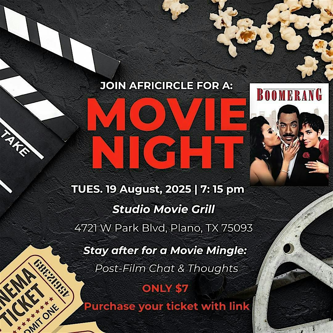 Movie Night + Mingle: Boomerang ✨, 19 August | Event in Plano | AllEvents