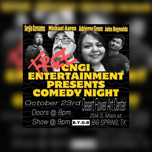 CNGI Entertainment Presents Comedy Night 204 S Main St Big Spring cngi-entertainment-presents-comedy-night-204-s-main-st-big-spring