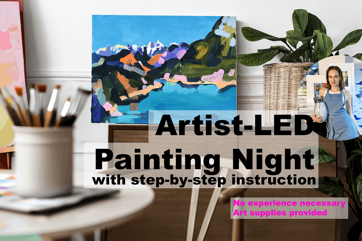 Painting Night Vancouver Mountain Landscape, 6 June | Event in Vancouver | AllEvents