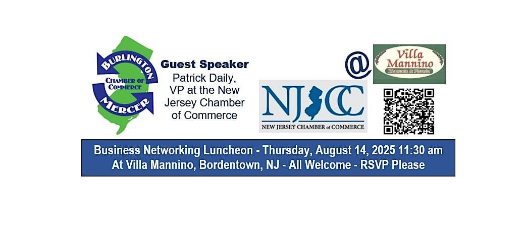 Business Networking Luncheon w/Guest Speaker, 14 August | Event in Trenton | AllEvents