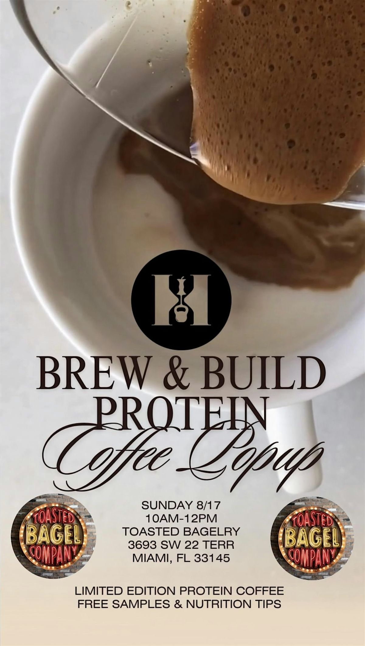 Brew & Build Protein Coffee Popup, 17 August | Event in Miami | AllEvents