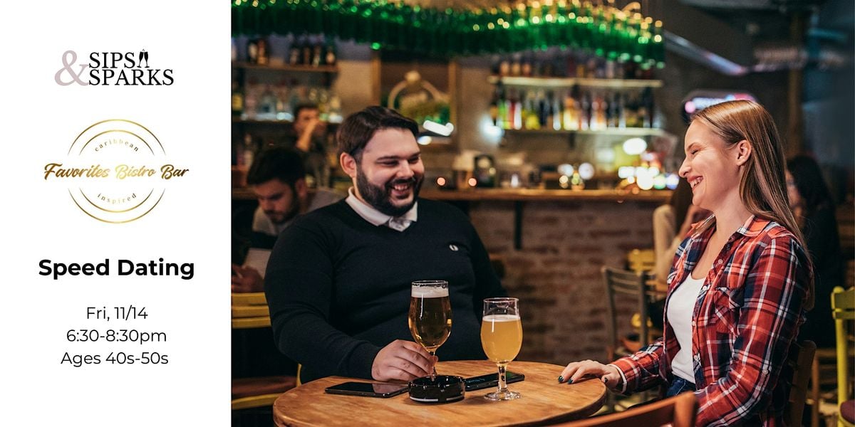 Speed Dating Ages 40s-50s in New London, CT at Favorites Bistro Bar, 14 November | Event in New London | AllEvents