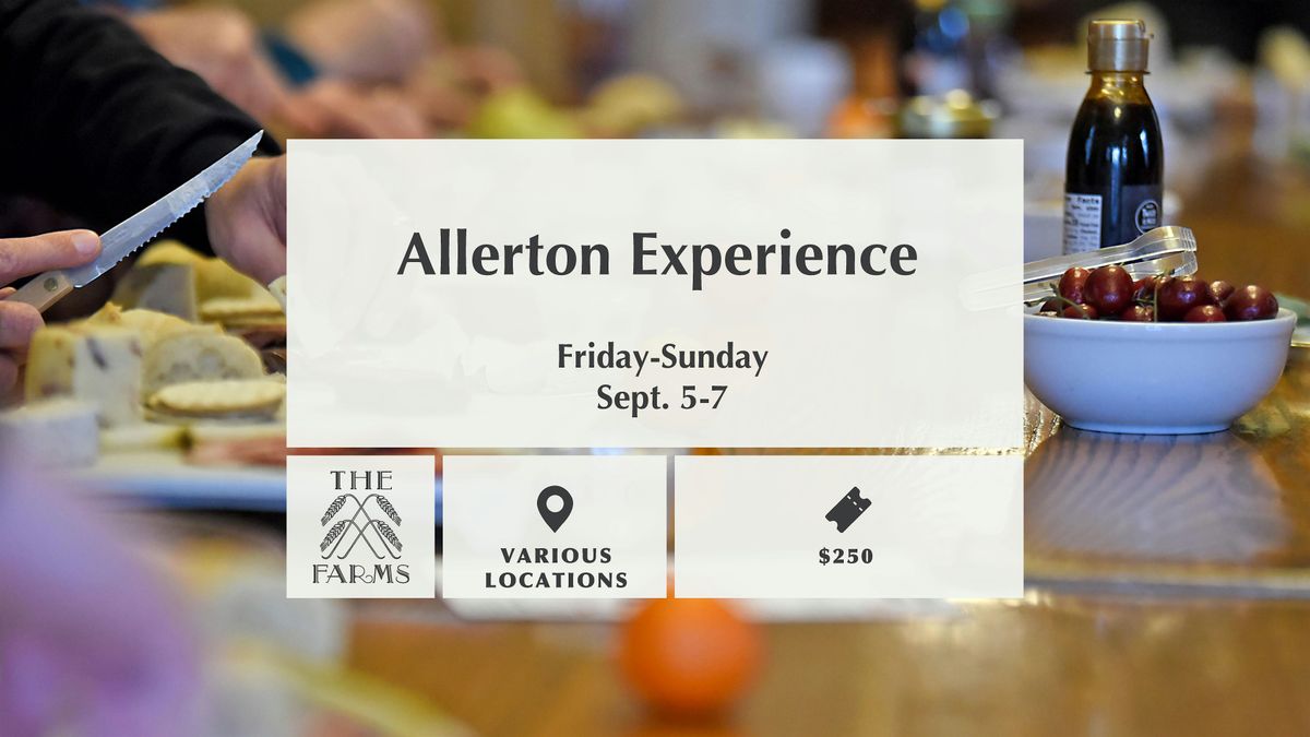 Allerton Experience, 5 September | Event in Monticello | AllEvents
