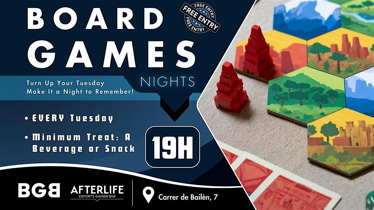 Connect & Play > Social Board Games Night @AfterLife Bar | Event in Barcelona | AllEvents