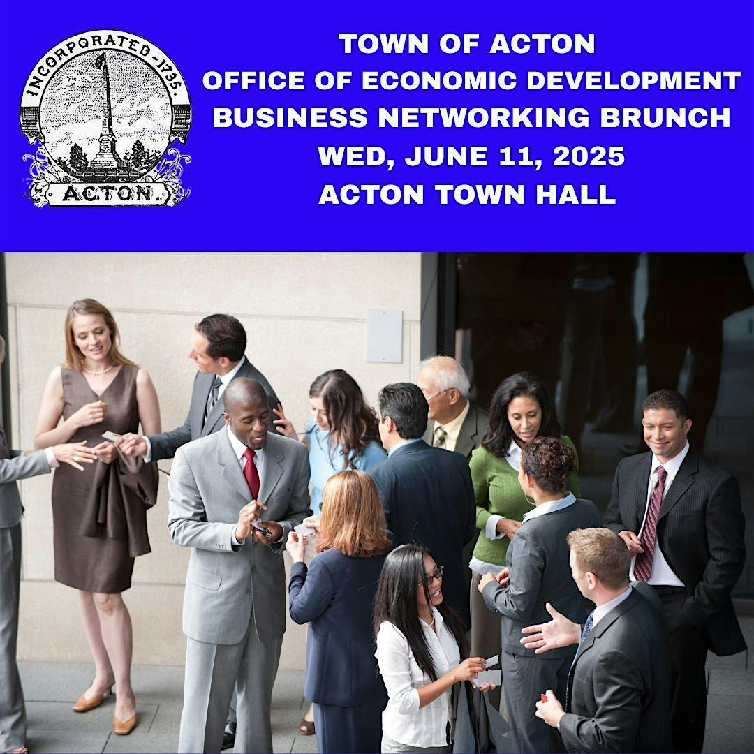 BUSINESS NETWORKING BRUNCH, 11 June | Event in Acton | AllEvents