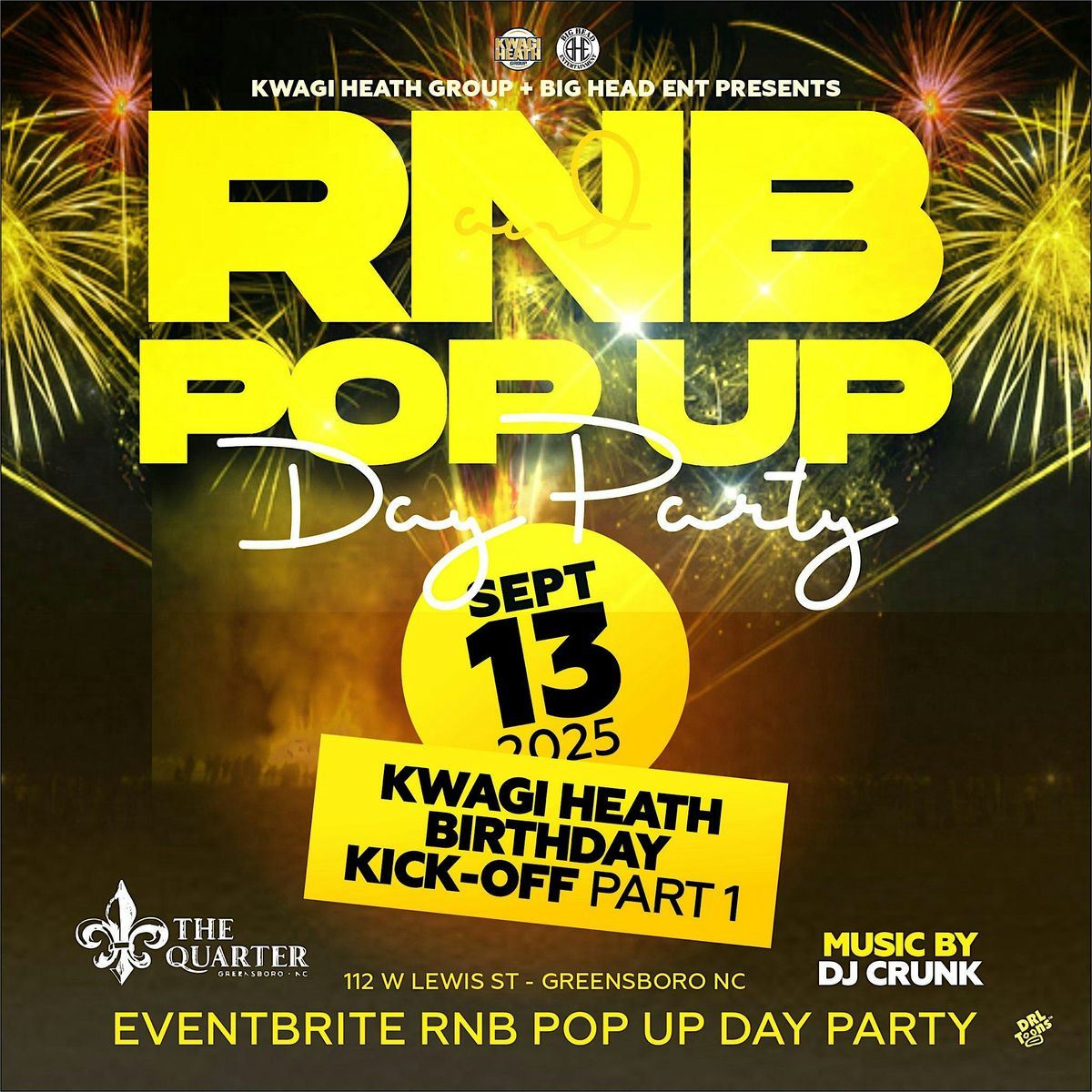 The RnB Pop Up Day Party | Event in Greensboro | AllEvents