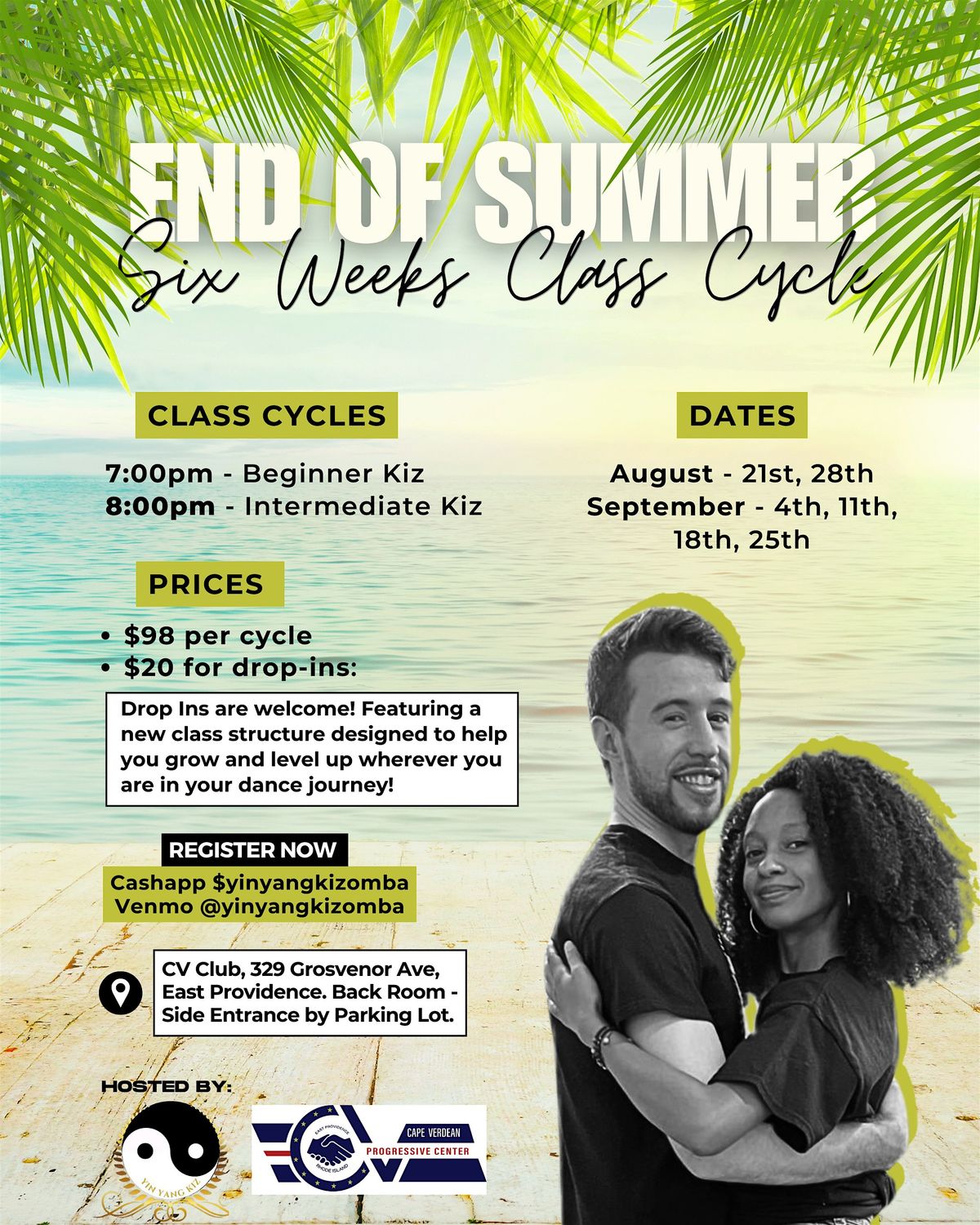 End of Summer Kizomba/Urban Kiz Class Series | Event in East Providence | AllEvents