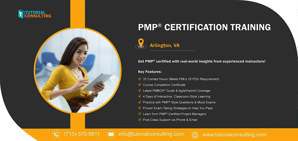 Get PMP® Certified – Live Classroom Workshop in Arlington, VA, 23 August | Event in Arlington | AllEvents