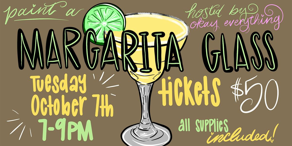El Bufalo x OKE Paint & Sip - Margarita Glass Edition!, 7 October | Event in Baltimore | AllEvents