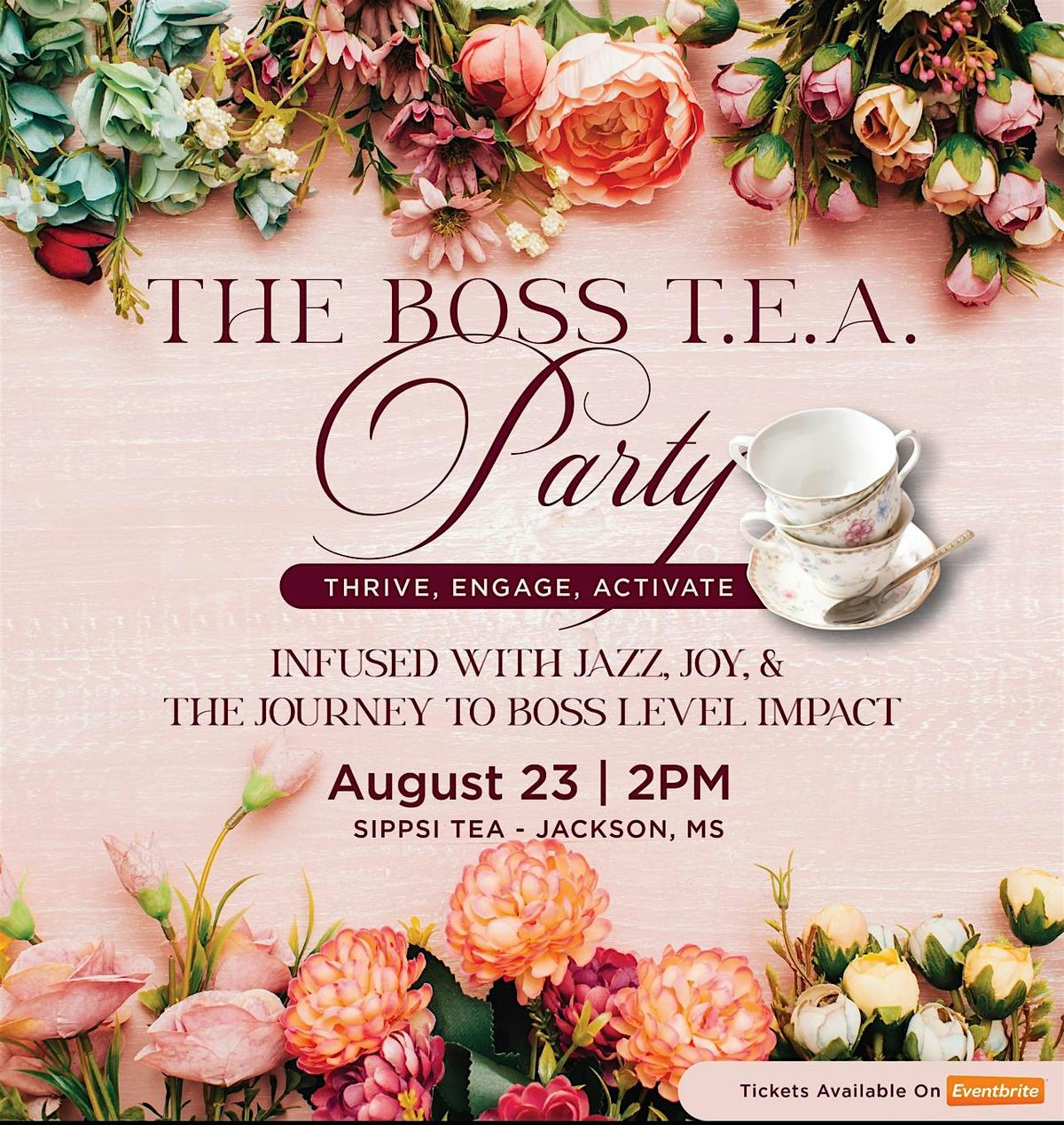 THE BOSS T.E.A. PARTY, 23 August | Event in Jackson | AllEvents