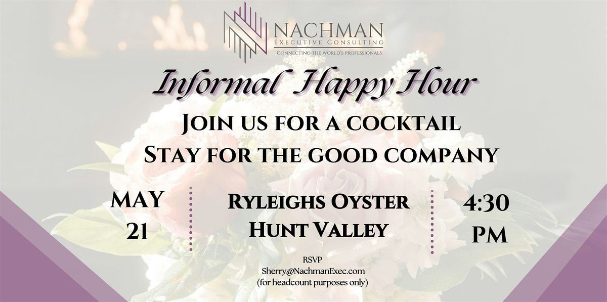 NEC Partnership Playtime; an informal happy hour, 21 May | Event in Timonium | AllEvents