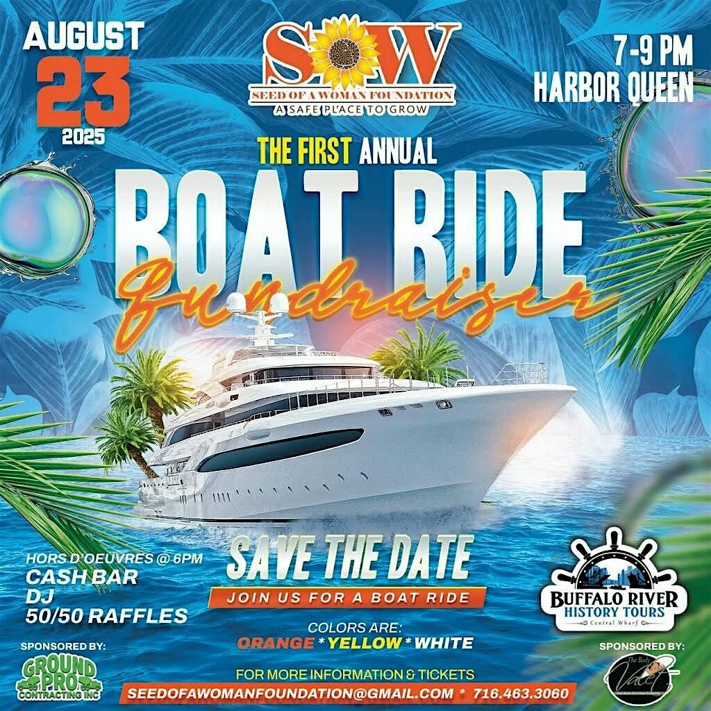 "Seed of a Woman Foundation" Boat Ride Fundraiser, 23 August | Event in Buffalo | AllEvents