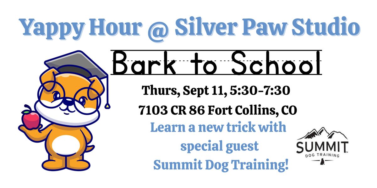 Bark to School Yappy Hour, 11 September | Event in Fort Collins | AllEvents