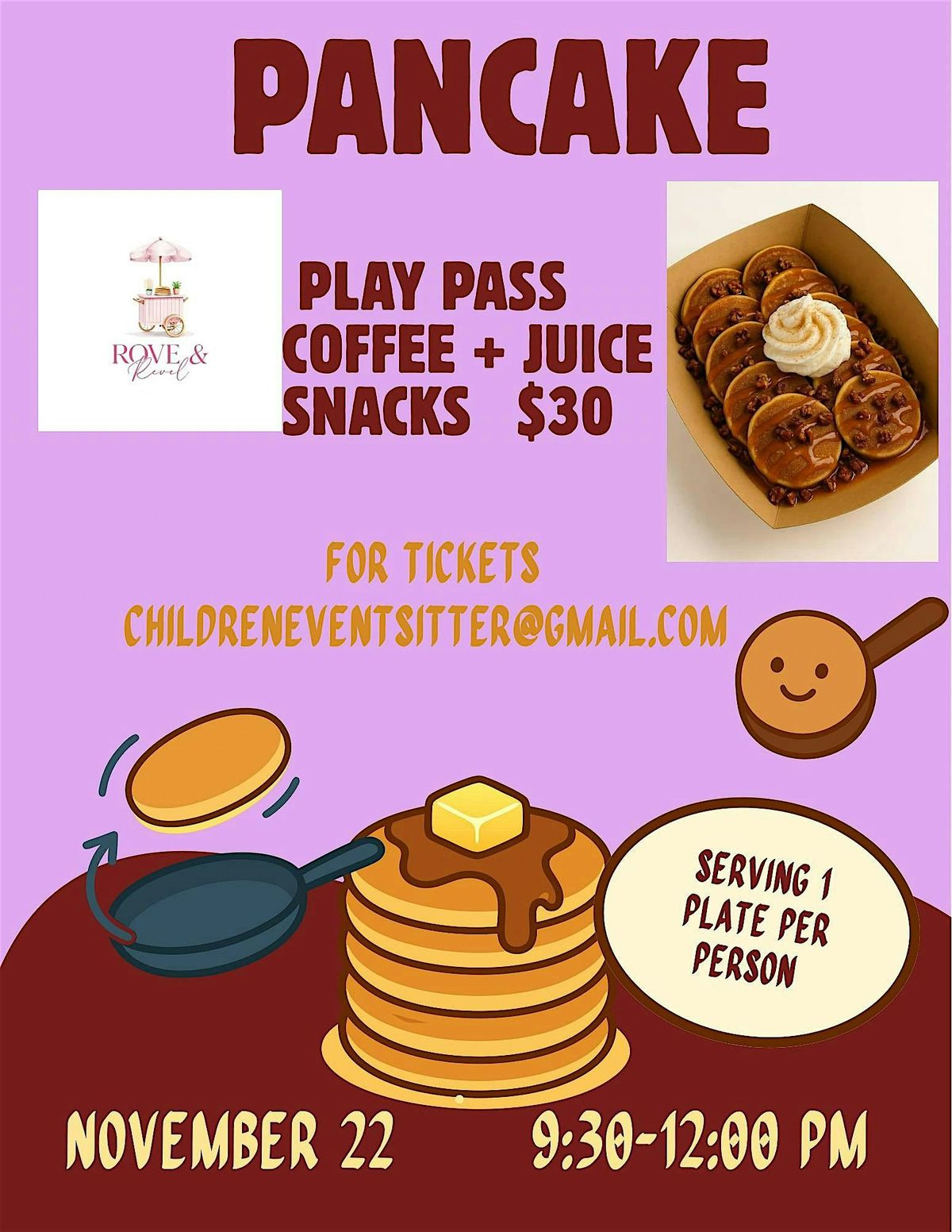 Pancake Palooza & Playdate!, 22 November | Event in Virginia Beach | AllEvents