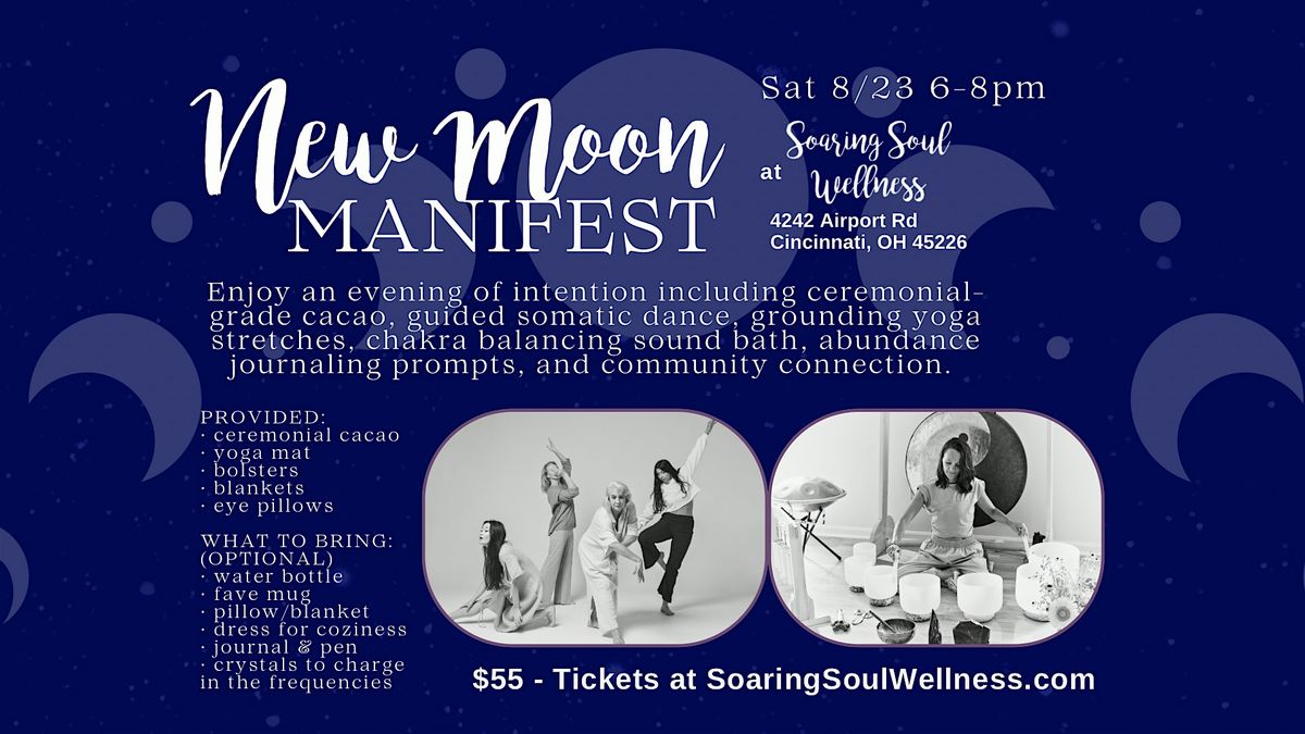 New Moon Manifest, 23 August | Event in Cincinnati | AllEvents