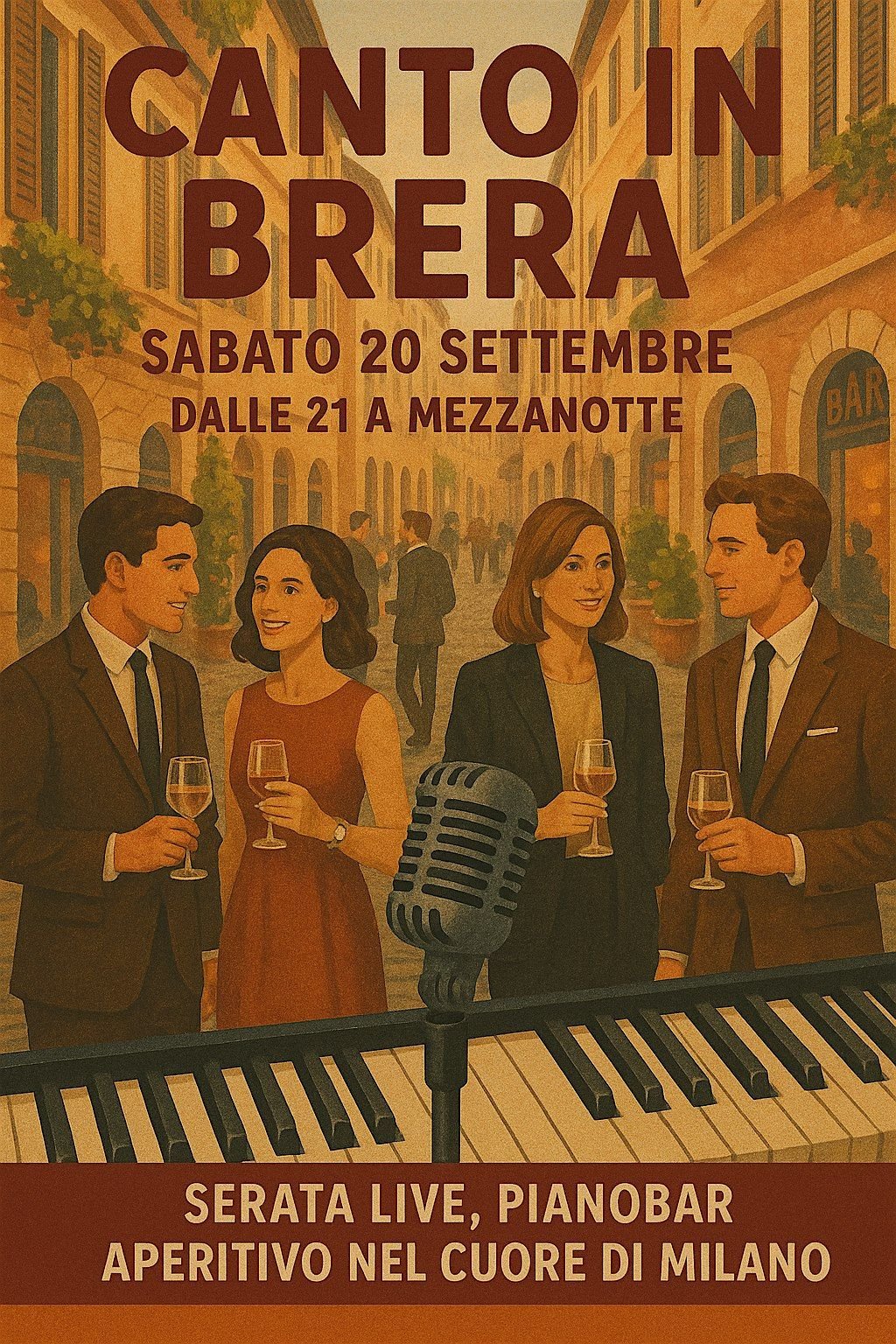 Canto in Brera - Live Pianobar e Karaoke