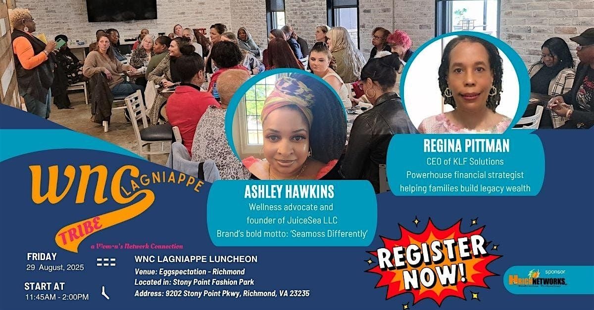 WNC Lagniappe 2-Year Anniversary Luncheon, 29 August | Event in Richmond | AllEvents
