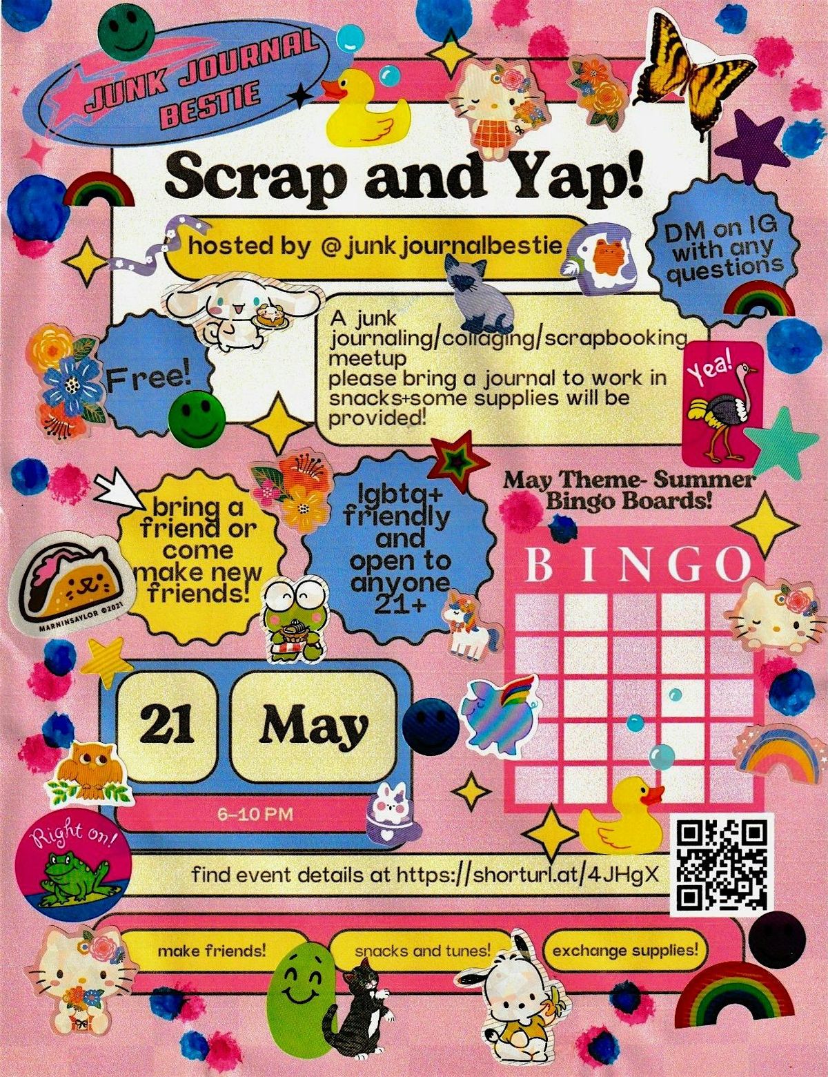 Scrap and Yap - Happy May!, 21 May | Event in Saint Paul | AllEvents