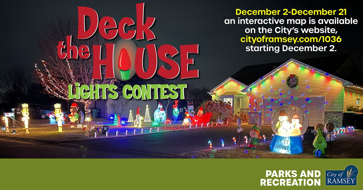 Deck the House Lights Competition - Ramsey, 2 December | Event in Ramsey | AllEvents