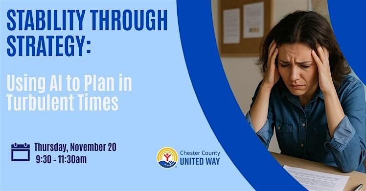 Stability Through Strategy: Using AI to Plan in Turbulent Times, 20 November | Event in Exton | AllEvents