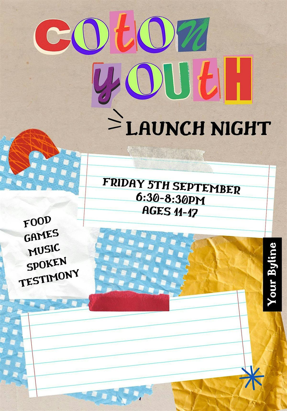 Coton Youth, Launch Night, 5 September | Event in Tamworth | AllEvents