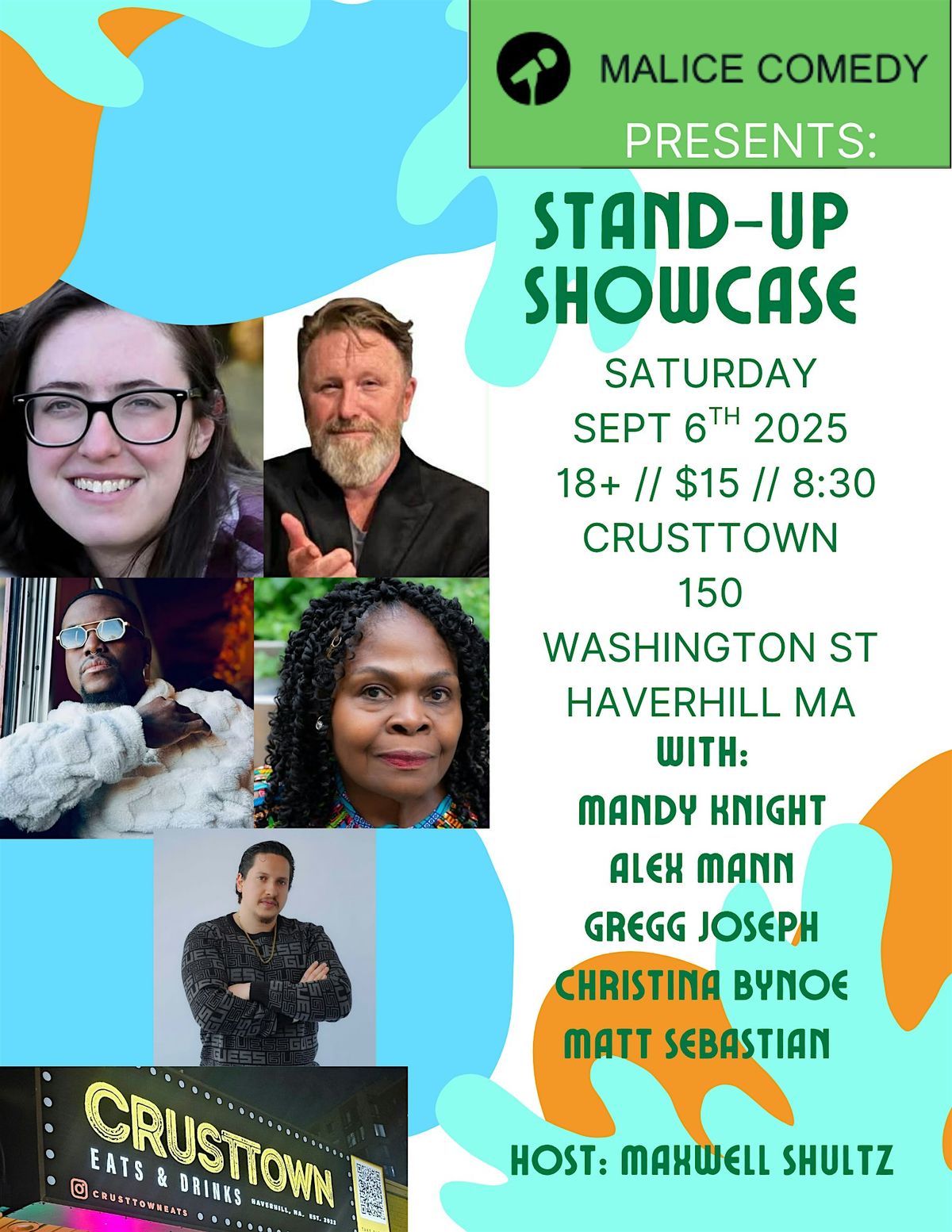 Comedy Showcase at Crusttown, 6 September | Event in Haverhill | AllEvents